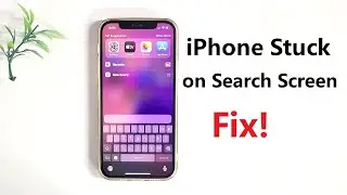 Fix iPhone Stuck on Search Screen iOS 16/17 | Remove Search Button on iPhone Home Screen