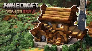 Minecraft Villager Houses: Medieval Fletcher House Tutorial | Simple Medieval House