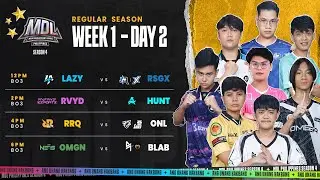 🔴LIVE | MDL PH S4 | FILIPINO - Week 1 Day 2