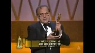Ronald Harwood winning Adapted Screenplay for 