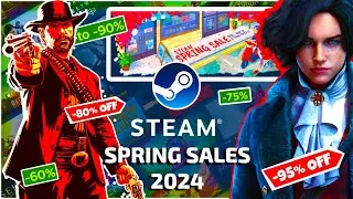 Steam Spring Sale 2024 - HUGE DISCOUNTS! + BEST DEALS Under $5, $10, $20