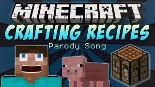 ♪ "Crafting Recipes" A Minecraft Parody Song of One Direction's "Little Things" ♪