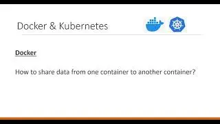 Data sharing from one docker container to another container.