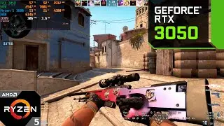 CS:GO : RTX 3050 8GB + Ryzen 5 3600 (1080p Ultra Graphics)