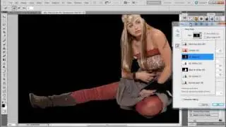 Cutout a photo and Refine Edge, Photoshop Tutorial