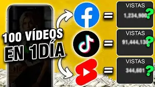 Crea 100 videos virales con IA y MONETIZA más en Facebook y YouTube (TUTORIAL)