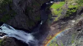 DJI Mini 2 over Vøringsfossen - Norway (4K)