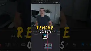 Remove object in DaVinci Resolve
