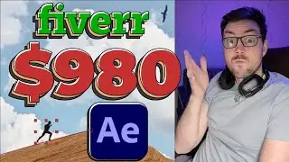 Заказ на 980$ - анимация в After Effects без autofill. Биржа Fiverr и постоянный клиент