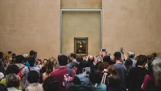 ORGINAL MONA LISA LOUVRE MUSEUM PARIS