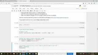Mining Twitter data - Tweepy Module