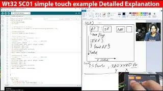 Wt32 sc01 simple touch example - Detailed explanation with LovyanGFX