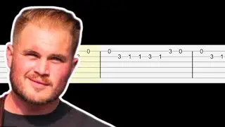 Zach Bryan - Pink Skies - Guitar Tab Tutorial