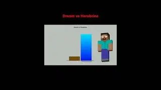 Dream vs Herobrine Power Levels - Shorts