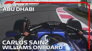 F1 2024 Abu Dhabi GP - Carlos Sainz on Williams Onboard Fly Lap - Yas Marina