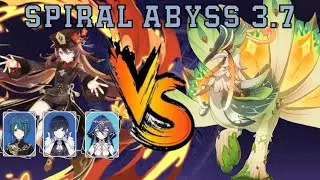 C0 Hu Tao Vape ft. Layla VS Jadeplume Terrorshroom | Spiral Abyss 3.7 | Genshin Impact