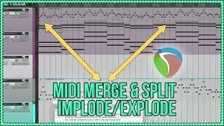 MIDI Merge & Split - Imploding and exploding MIDI Items in REAPER 5