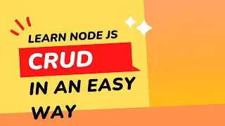 Learn Node JS CRUD with mySQL