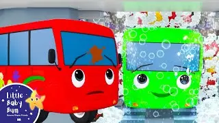 Bus Wash Song | Vehicle Song for Kids | Nursery Rhymes & Kids Songs