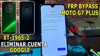 FRP BYPASS MOTO G7 PLUS XT-1965-2 M3CBF ELIMINAR CUENTA GOOGLE MOTO G7 PLUS XT-1965-2 M3CBF  SIN PC