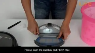 How to clean the dust box and HEPA filter | ILIFE A4/s Robot Vacuum