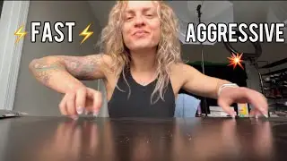 ASMR FAST & AGGRESSIVE TABLE TAPPING & SCRATCHING BEHIND THE CAMERA