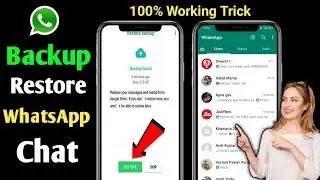 How To Backup And Restore WhatsApp Message On Android !! How To Recover WhatsApp Deleted Chat