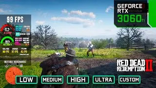 Red Dead Redemption 2 on RTX 3060 Ti: 1080p & 1440p with Max Settings!