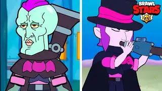 SQUIDWARD MORTIS ORIGIN - Brawl Stars Animation