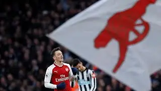 Arsenal Vs Newcastle - 1 : 0 Mesut Ozil Goal (16 December 2017)