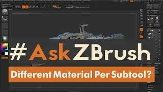 #AskZBrush: “How can I apply different materials to individual Subtools?”