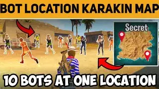 SECRET BOT LOCATION IN KARAKIN MAP PUBG MOBILE | KARAKIN BOT LOCATION