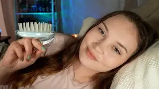 ASMR Helping You Fall Asleep In Bed ❤