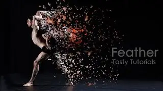 Stunning Feather Photo Effect Photoshop CS6  Tutorial