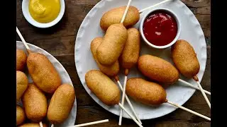 Homemade Mini Corn Dogs