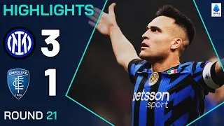 INTER-EMPOLI 3-1 | HIGHLIGHTS | 21ª GIORNATA | SERIE A ENILIVE 2024/25