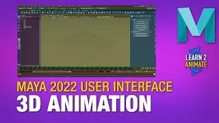 Autodesk Maya 2022 3D User Interface