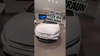 BYD HAN Aussen Weiß innen Braun. Elektroauto aus China #emobility #ev