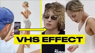 Create Realistic VHS VIDEO Effect for Tik Tok  📹