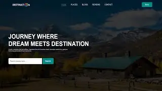 Travel Website Using HTML & CSS | Step By Step Tutorial | Fast Code