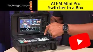 Blackmagic Design ATEM Mini Pro Live Stream Fly Pack - MULTICAM/WEBSTREAM - IPG Rentals