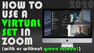 Using Zoom Virtual Backgrounds (With and Without a Greeen Screen!)