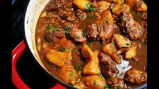 Stew Chicken (brown stew) With Potato | CaribbeanPot.com