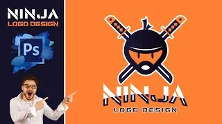 Ninja Logo Design Tutorial for Adobe Photoshop