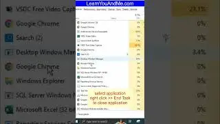 Windows Hack | Close unresponsive or not responding applications in Windows