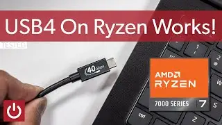 USB4 Finally Works Out Of The Box On Ryzen Laptops