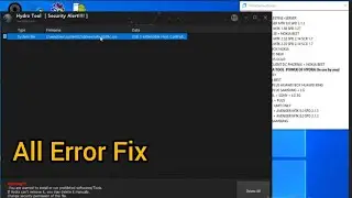 Hydra Tool Error Fix On Server || All Error Fix