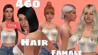 460 причёсок! More Hair Famale + download | Моя папка модс + скачать причёски