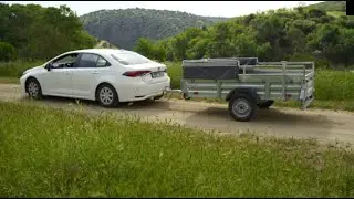 The new 2022 TOYOTA CLROLLA 1.5 towing trailer