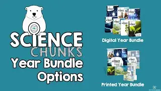 What is the difference between the two Science Chunks Year Bundles?